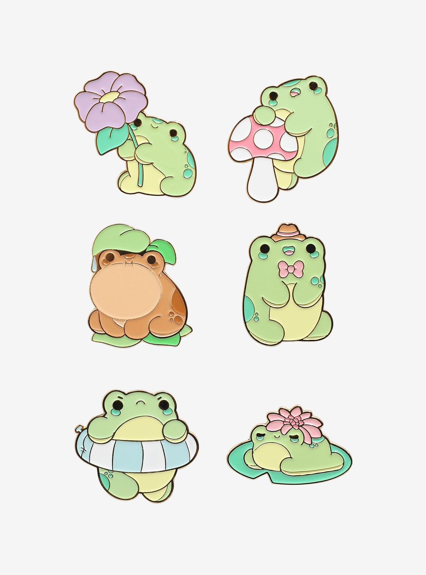 Kawaii Frog Loves Volleyball Pin for Sale by Good-Find