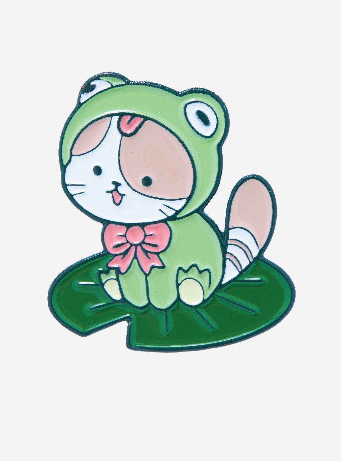 Cat Frog Costume Enamel Pin
