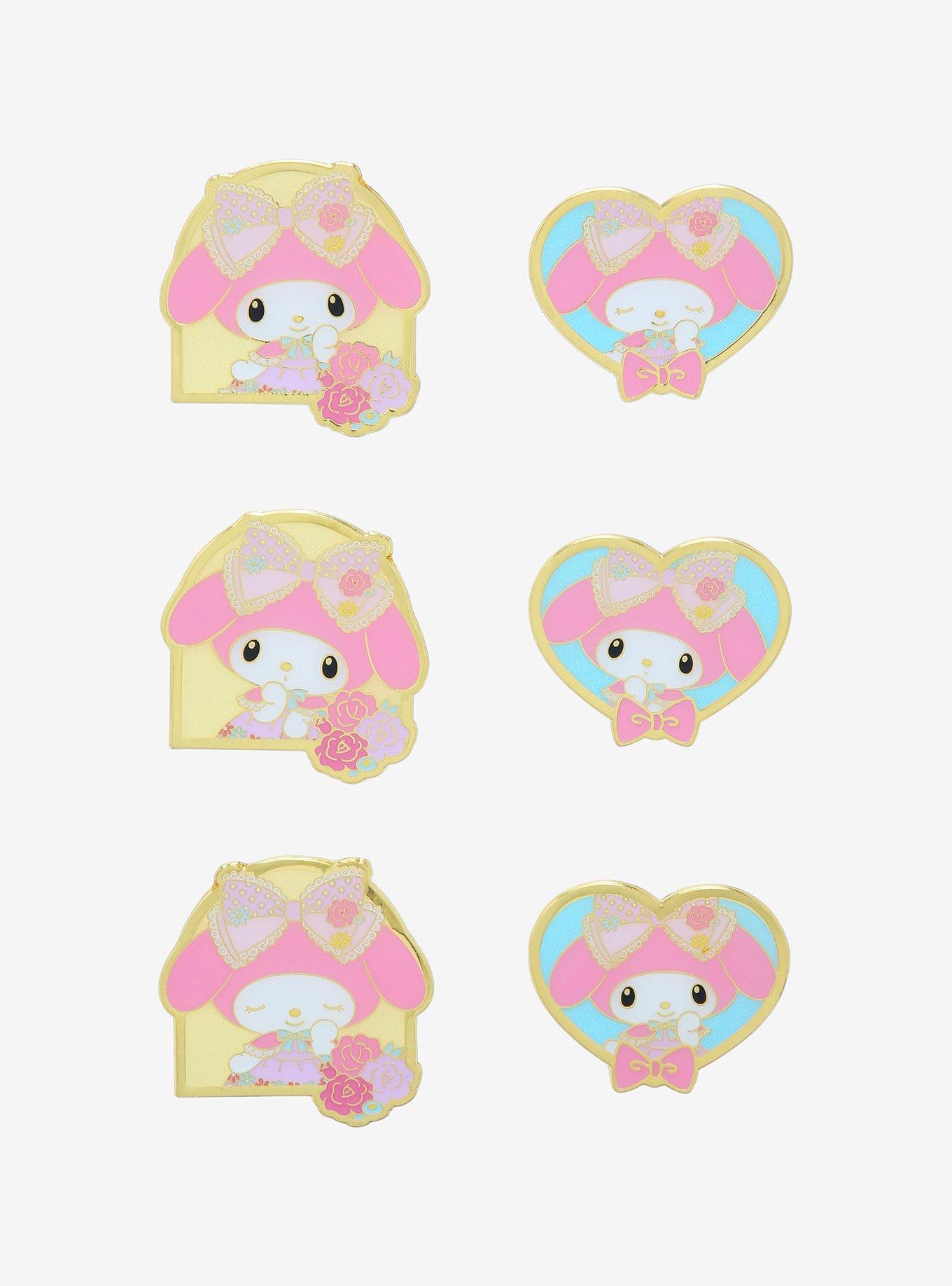My Melody Bows & Flowers Blind Box Enamel Pin, , hi-res