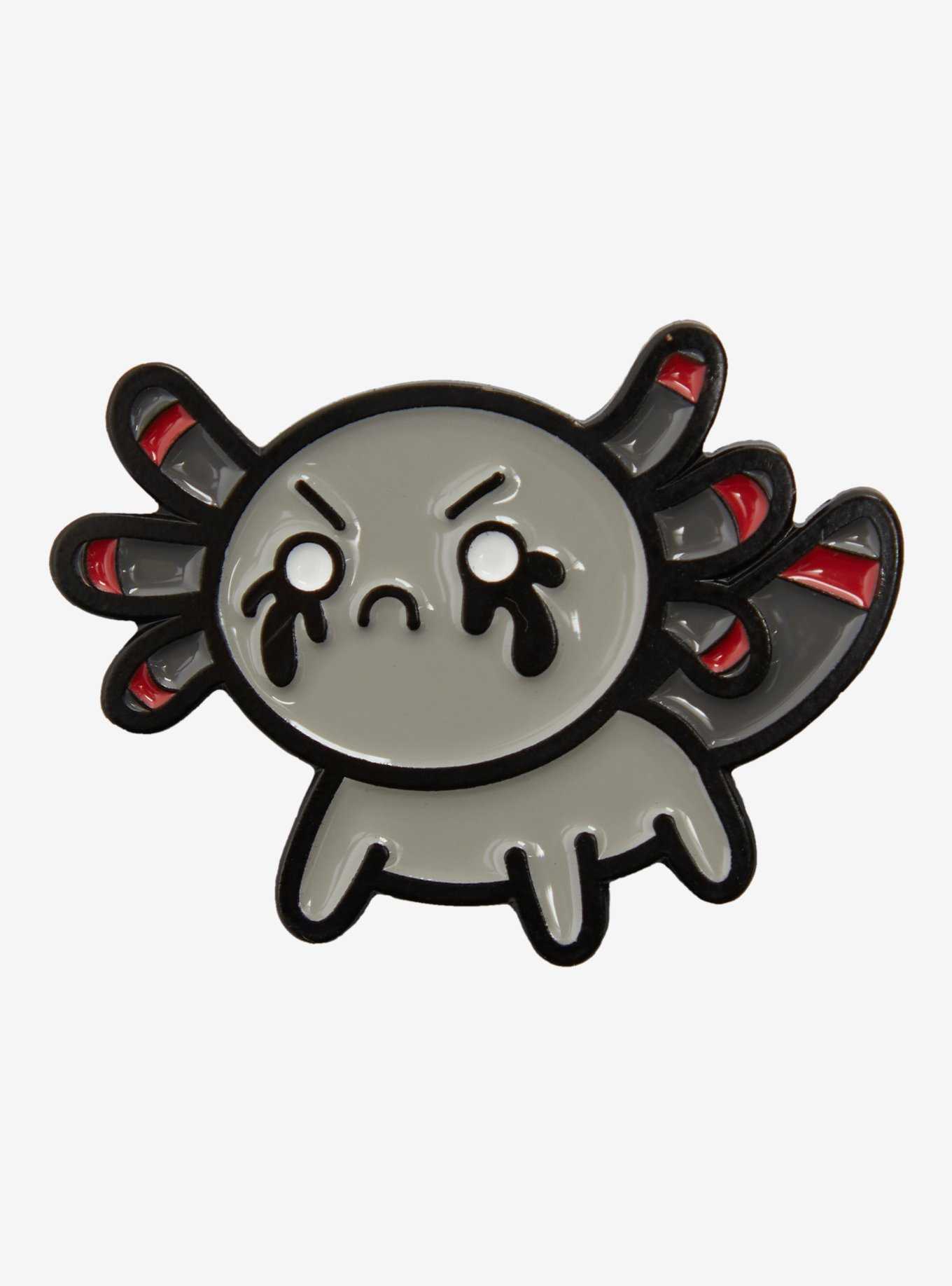 Emo Axolotl Enamel Pin, , hi-res