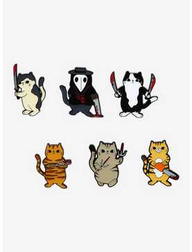 Horror Cats Series 5 Weapons Blind Box Enamel Pin Hot Topic Exclusive, , hi-res