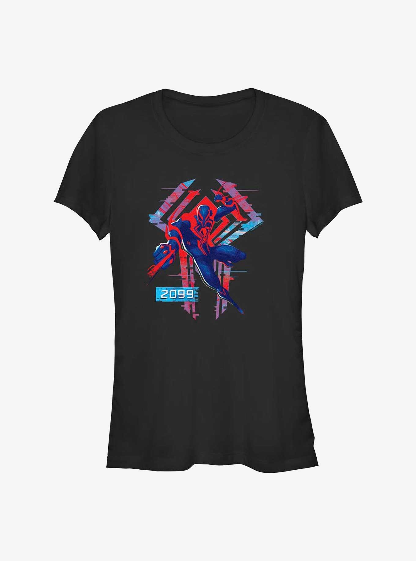 Marvel Spider-Man: Across the Spider-Verse Miguel O'Hara 2099 Badge Girls T-Shirt, , hi-res
