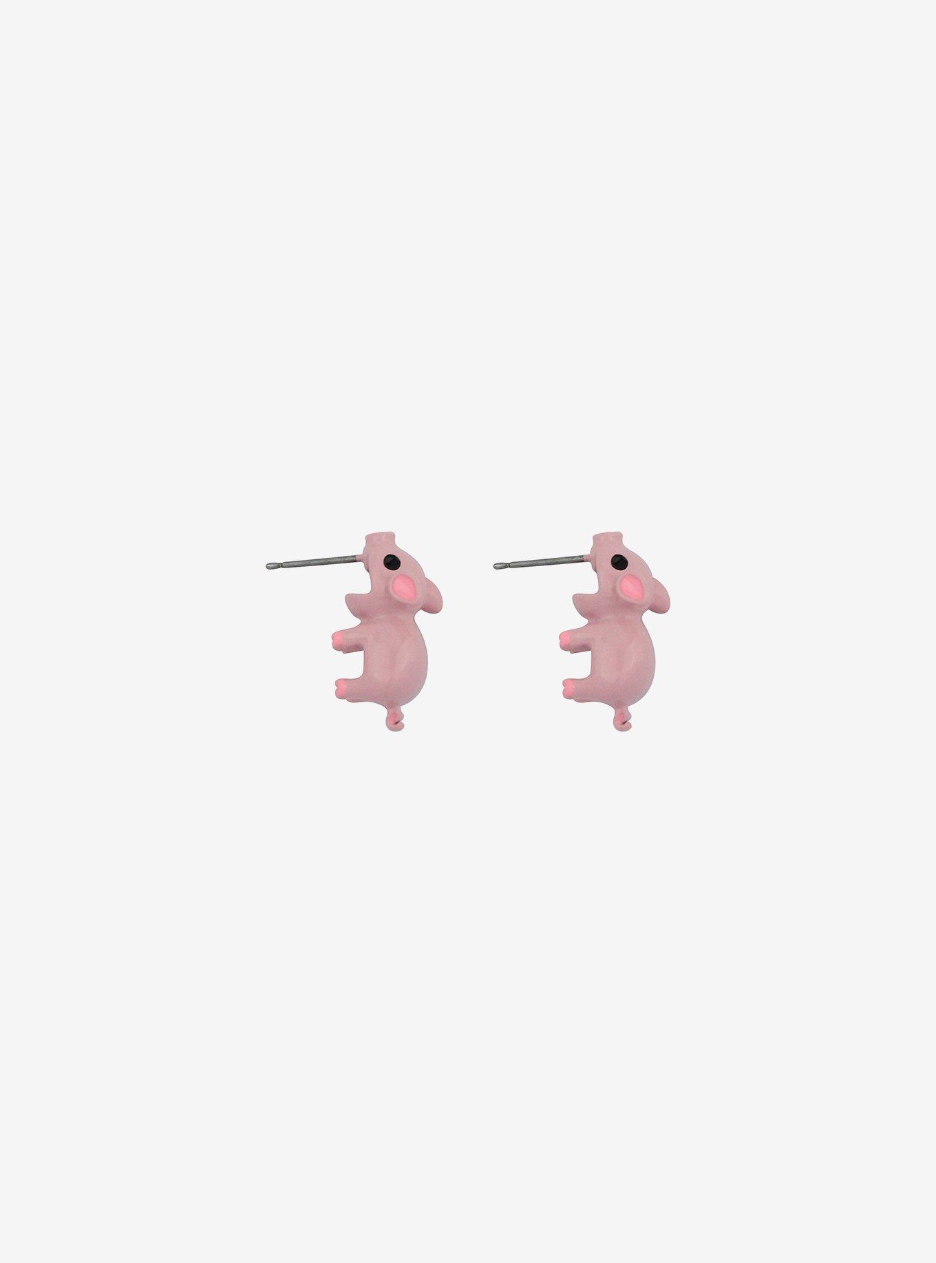 Sweet Society Pig Bite Stud Earrings, , hi-res