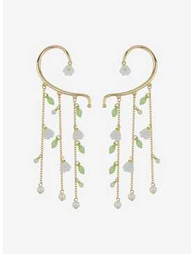 Thorn & Fable Floral Pearl Ear Cuff Set, , hi-res