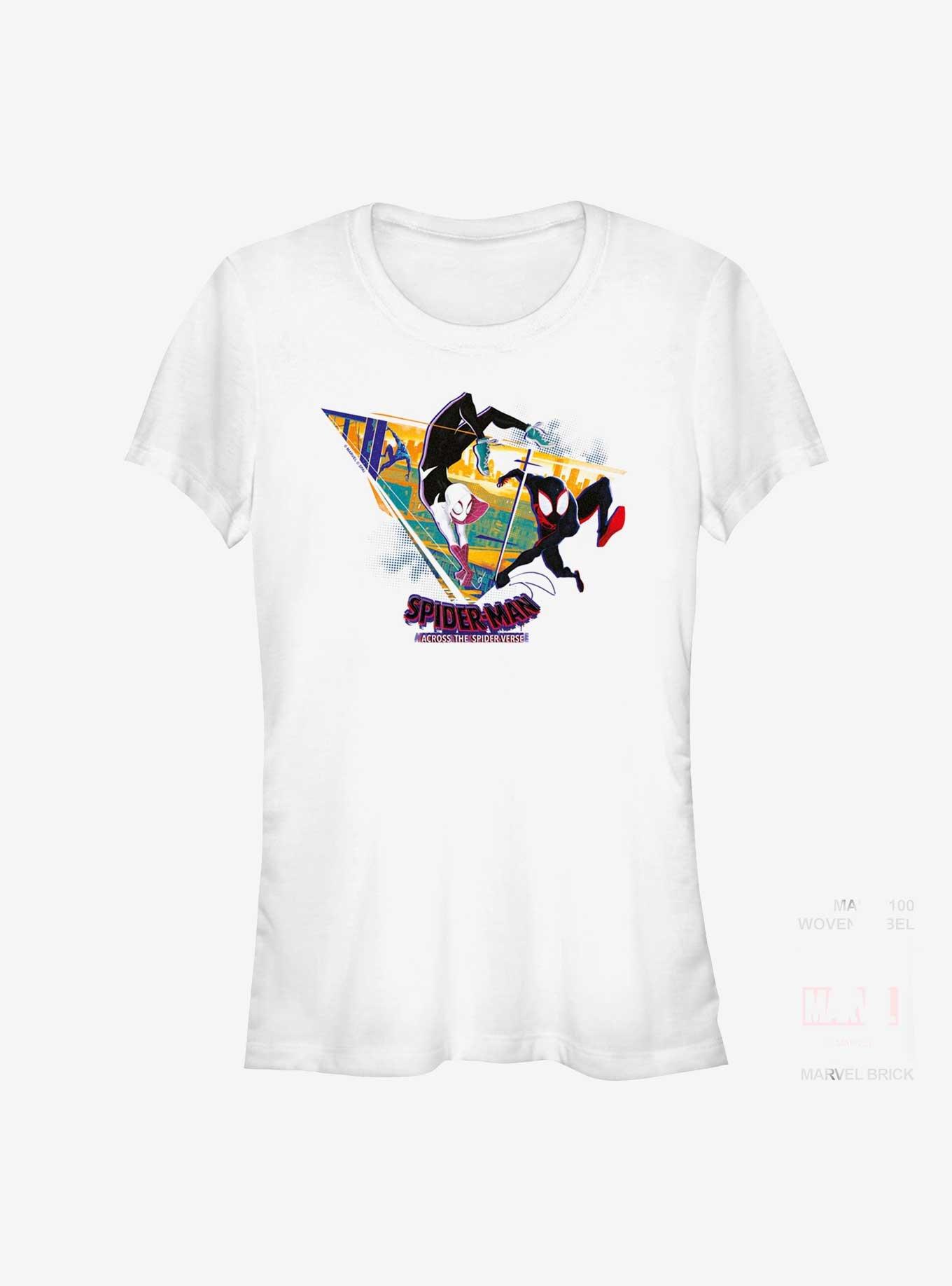 Marvel Spider-Man: Across the Spider-Verse Cityscape Spiders Girls T-Shirt, , hi-res