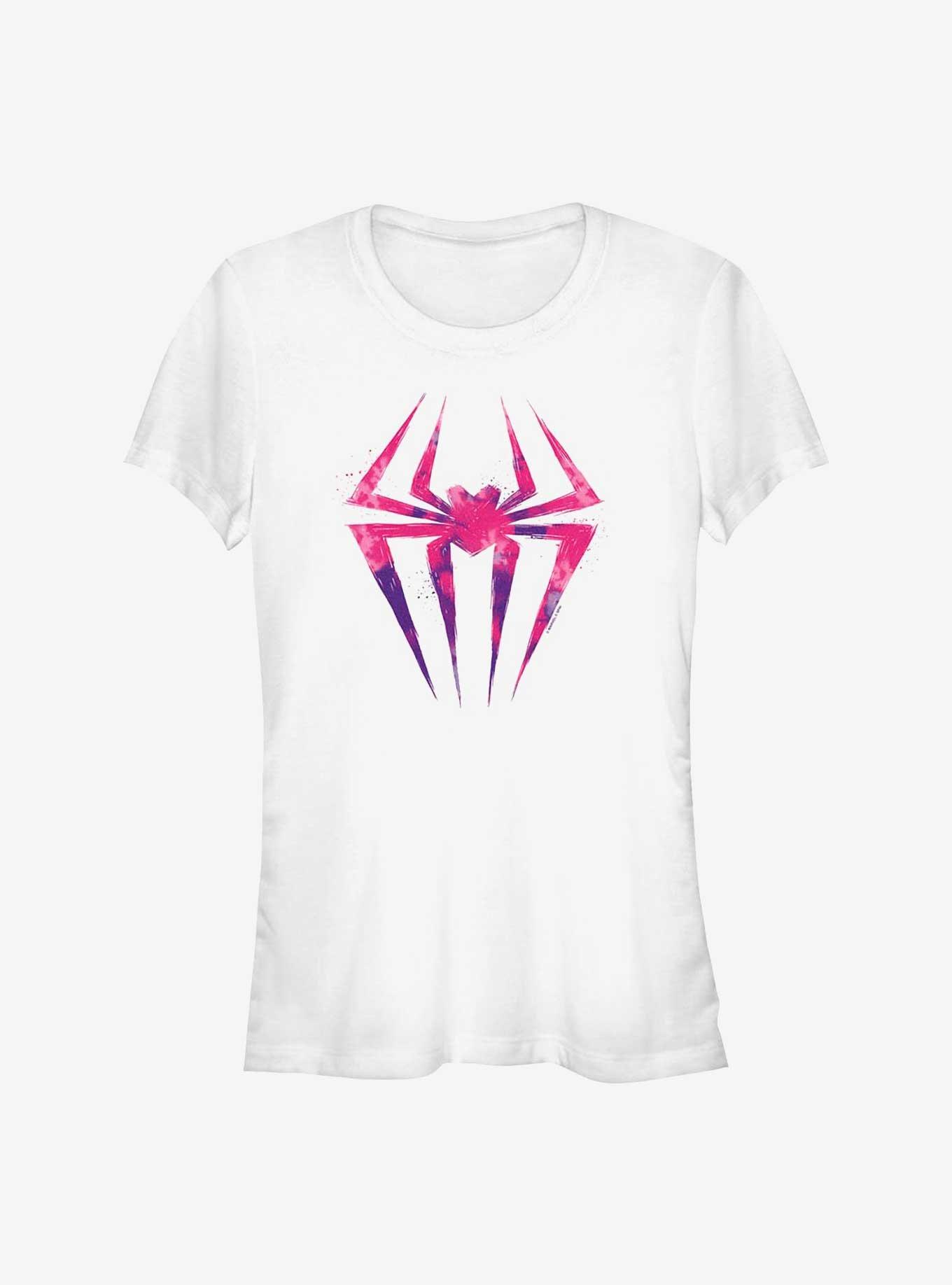 Marvel Spider-Man: Across the Spider-Verse Spider-Gwen Overlay Logo Girls T-Shirt, WHITE, hi-res