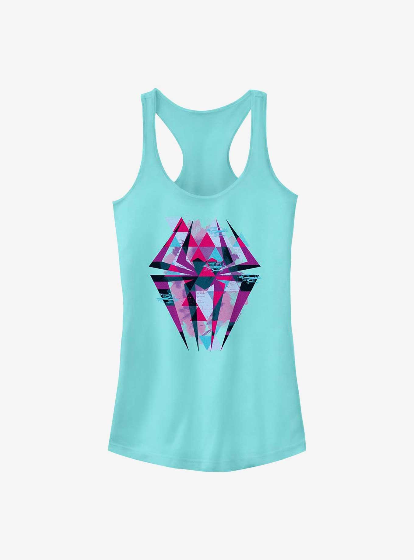 Marvel Spider-Man: Across the Spider-Verse Geometric Spider-Gwen Symbol Girls Tank