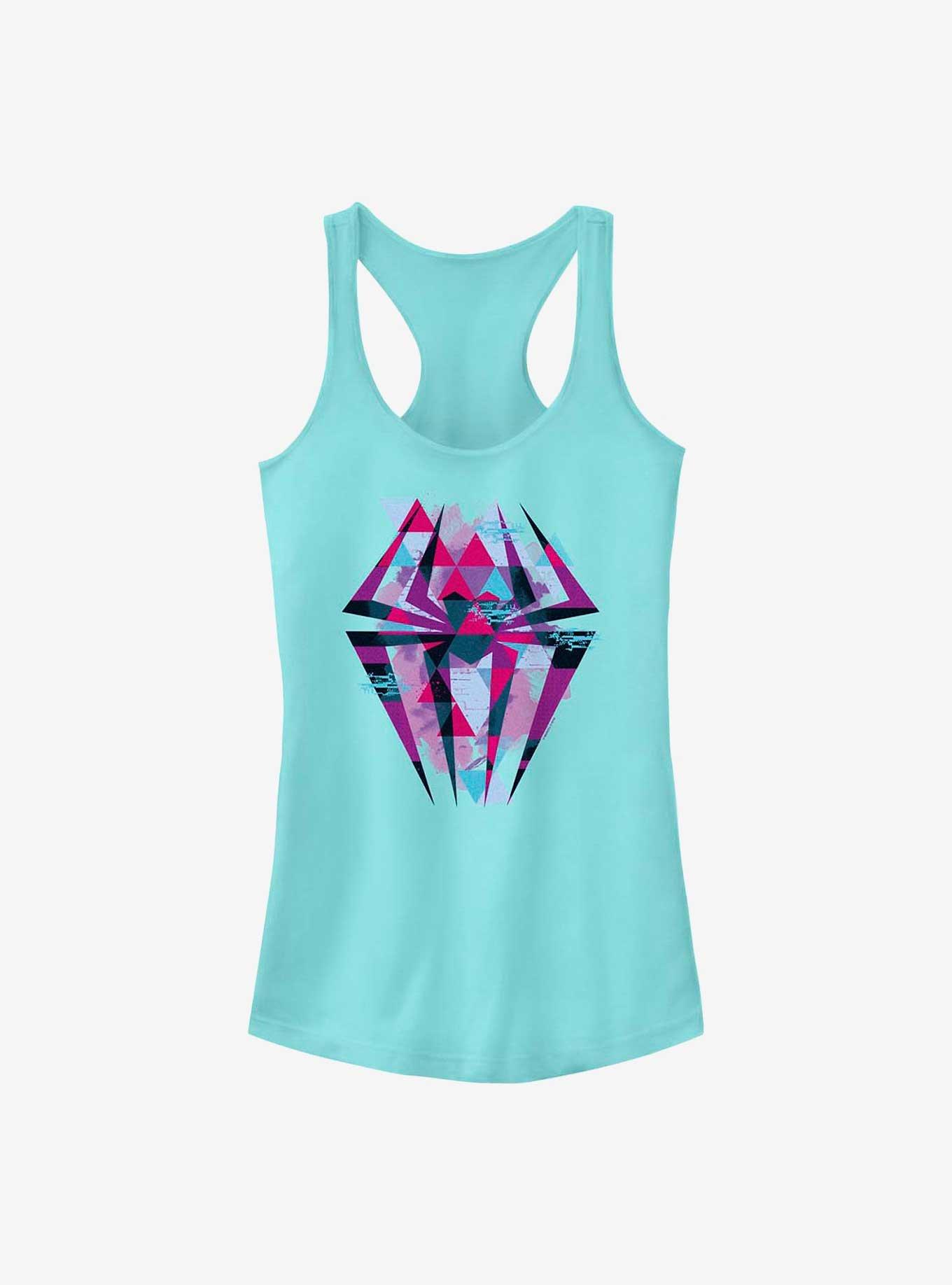 Marvel Spider-Man: Across the Spider-Verse Geometric Spider-Gwen Symbol Girls Tank, CANCUN, hi-res