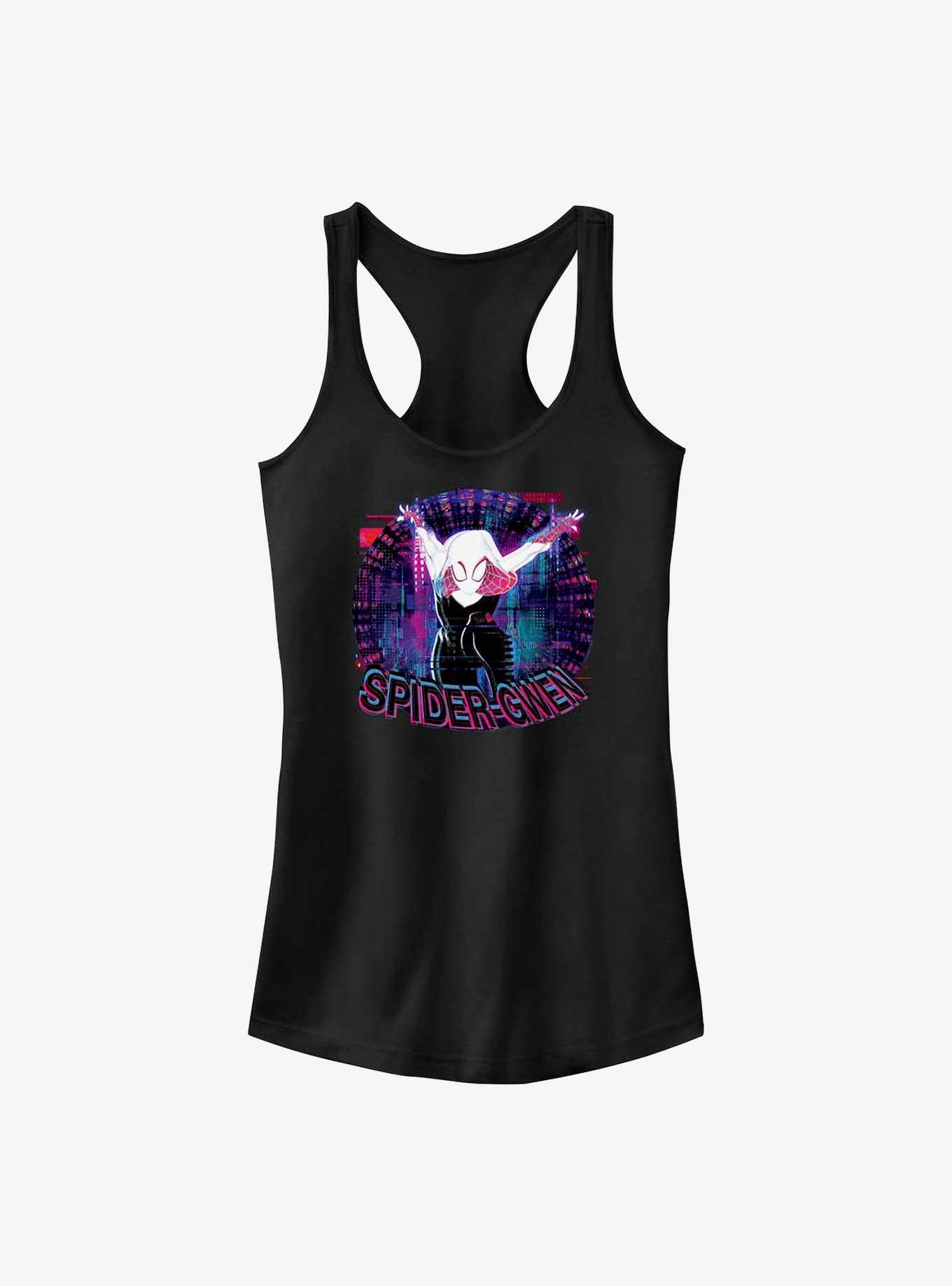 Marvel Spider-Man: Across the Spider-Verse Spider-Gwen Girls Tank, BLACK, hi-res