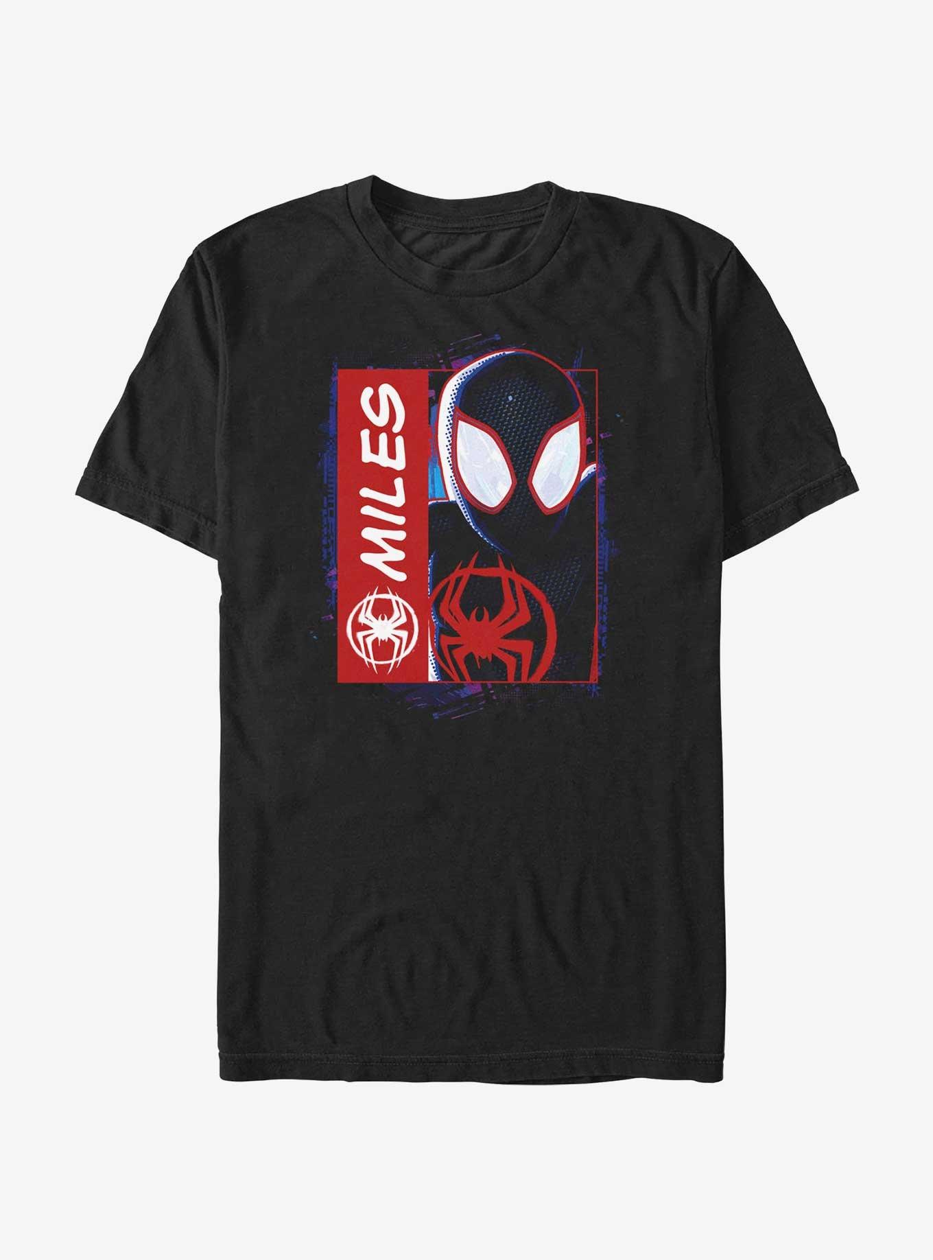 Marvel Spider-Man: Across the Spider-Verse Miles Morales Is Spider-Man T-Shirt Hot Topic Web Exclusive, BLACK, hi-res