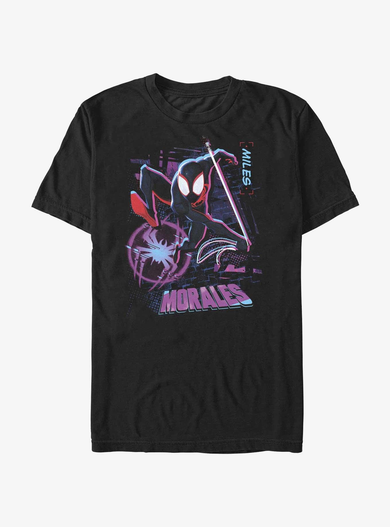 Marvel Spider-Man: Across the Spider-Verse Street Swing T-Shirt Hot Topic Web Exclusive, BLACK, hi-res