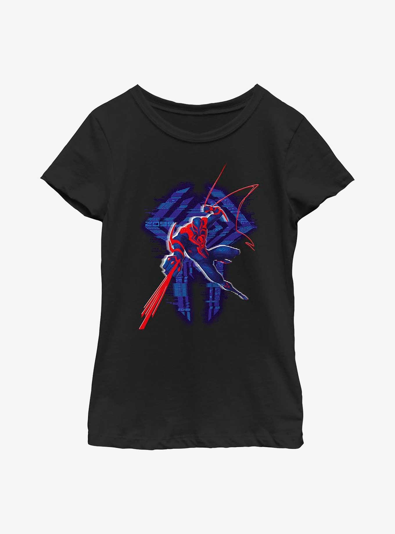Marvel Spider-Man: Across the Spider-Verse Miguel O'Hara 2099 Poster Youth Girls T-Shirt, , hi-res