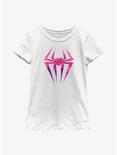 Marvel Spider-Man: Across the Spider-Verse Spider-Gwen Overlay Logo Youth Girls T-Shirt, WHITE, hi-res