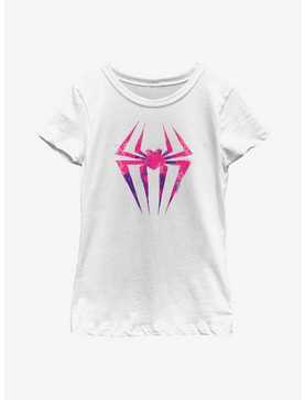 Marvel Spider-Man: Across the Spider-Verse Spider-Gwen Overlay Logo Youth Girls T-Shirt, , hi-res