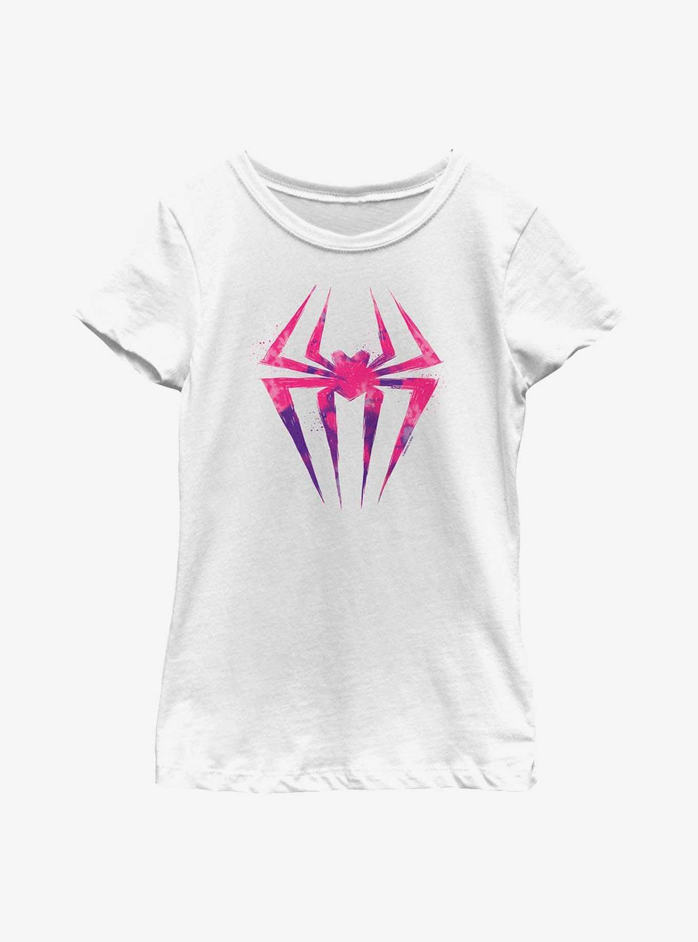 Marvel Spider-Man: Across the Spider-Verse Spider-Gwen Overlay Logo Youth Girls T-Shirt, , hi-res