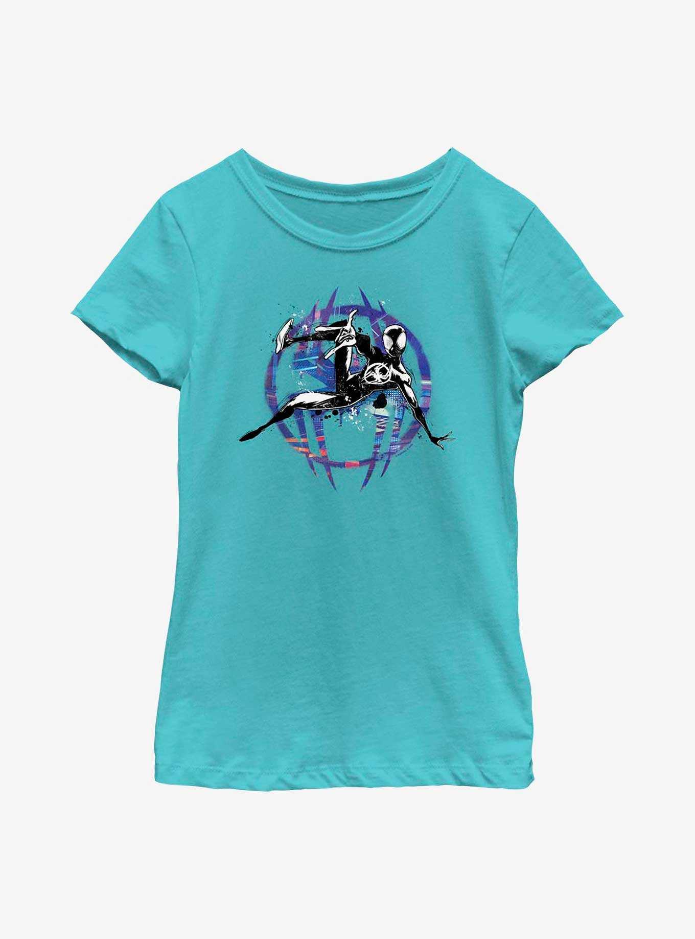 Marvel Spider-Man: Across the Spider-Verse Miles Morales Fly By Youth Girls T-Shirt, , hi-res
