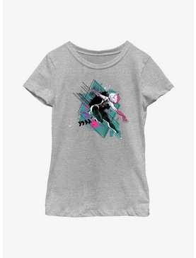 Marvel Spider-Man: Across the Spider-Verse Spider-Gwen In Action Youth Girls T-Shirt, , hi-res