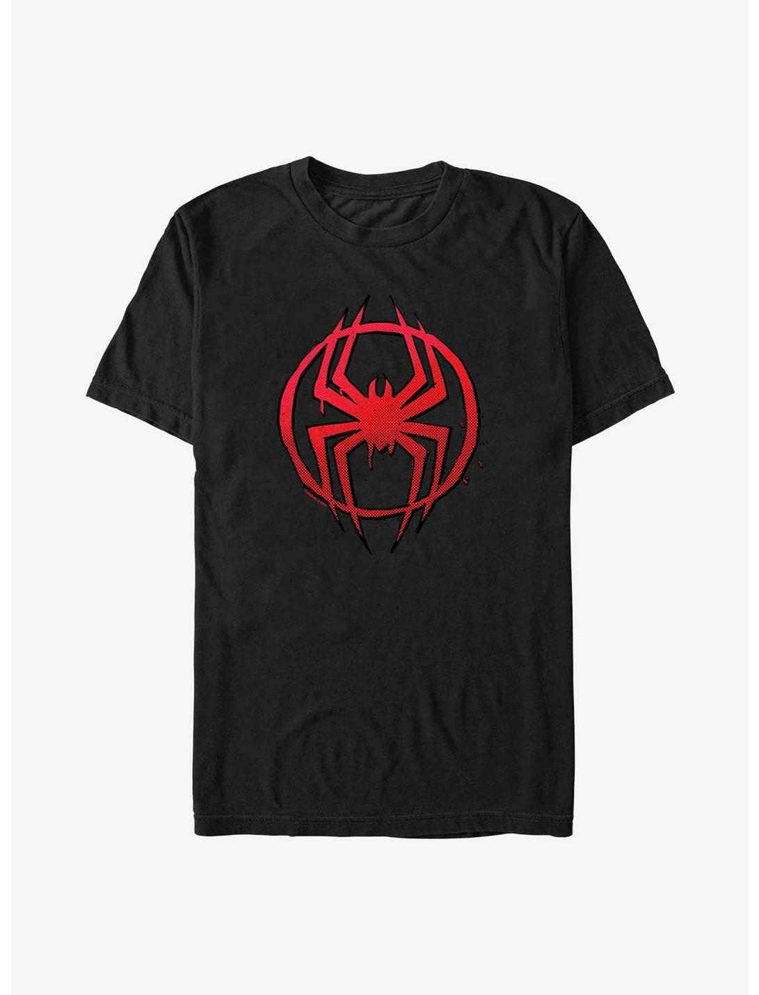 Marvel Spider-Man: Across the Spider-Verse Miles Morales Spider Icon T-Shirt, BLACK, hi-res