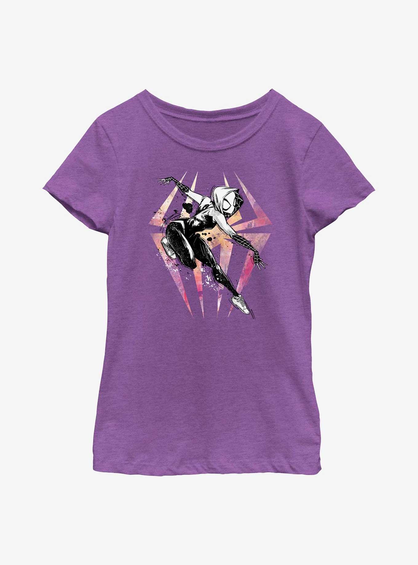 Marvel Spider-Man: Across the Spider-Verse Sketchy Spider-Gwen Youth Girls T-Shirt, , hi-res