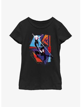 Marvel Spider-Man: Across the Spider-Verse Spider-Gwen Miguel O'Hara and Miles Morales Poster Youth Girls T-Shirt, , hi-res