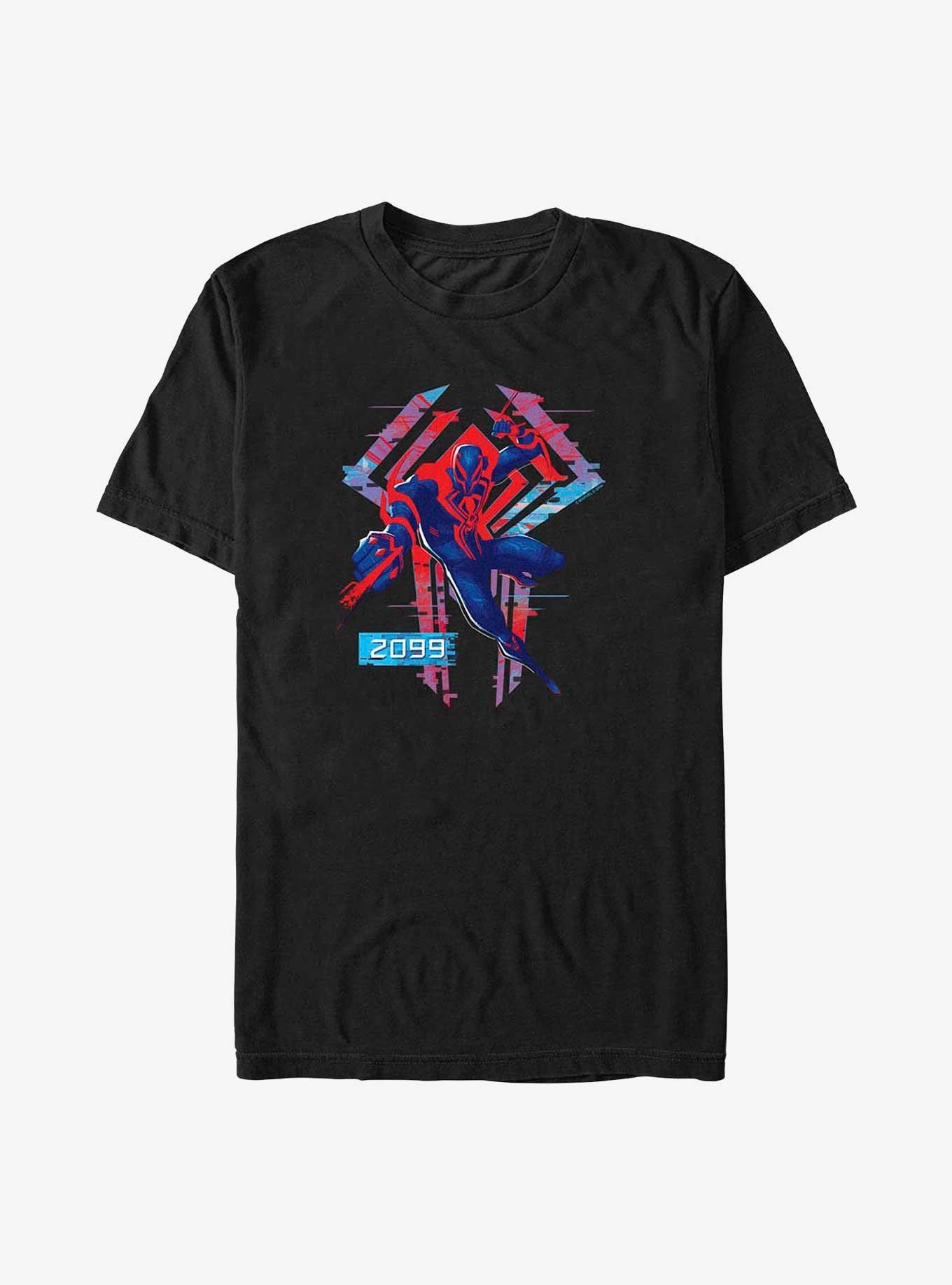 Marvel Spider-Man: Across the Spider-Verse Miguel O'Hara 2099 Badge T-Shirt, BLACK, hi-res