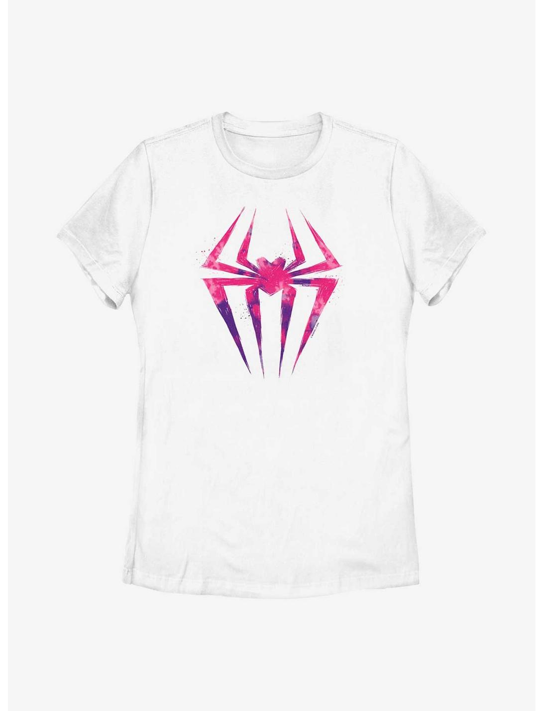 Marvel Spider-Man: Across the Spider-Verse Spider-Gwen Overlay Logo Womens T-Shirt, WHITE, hi-res
