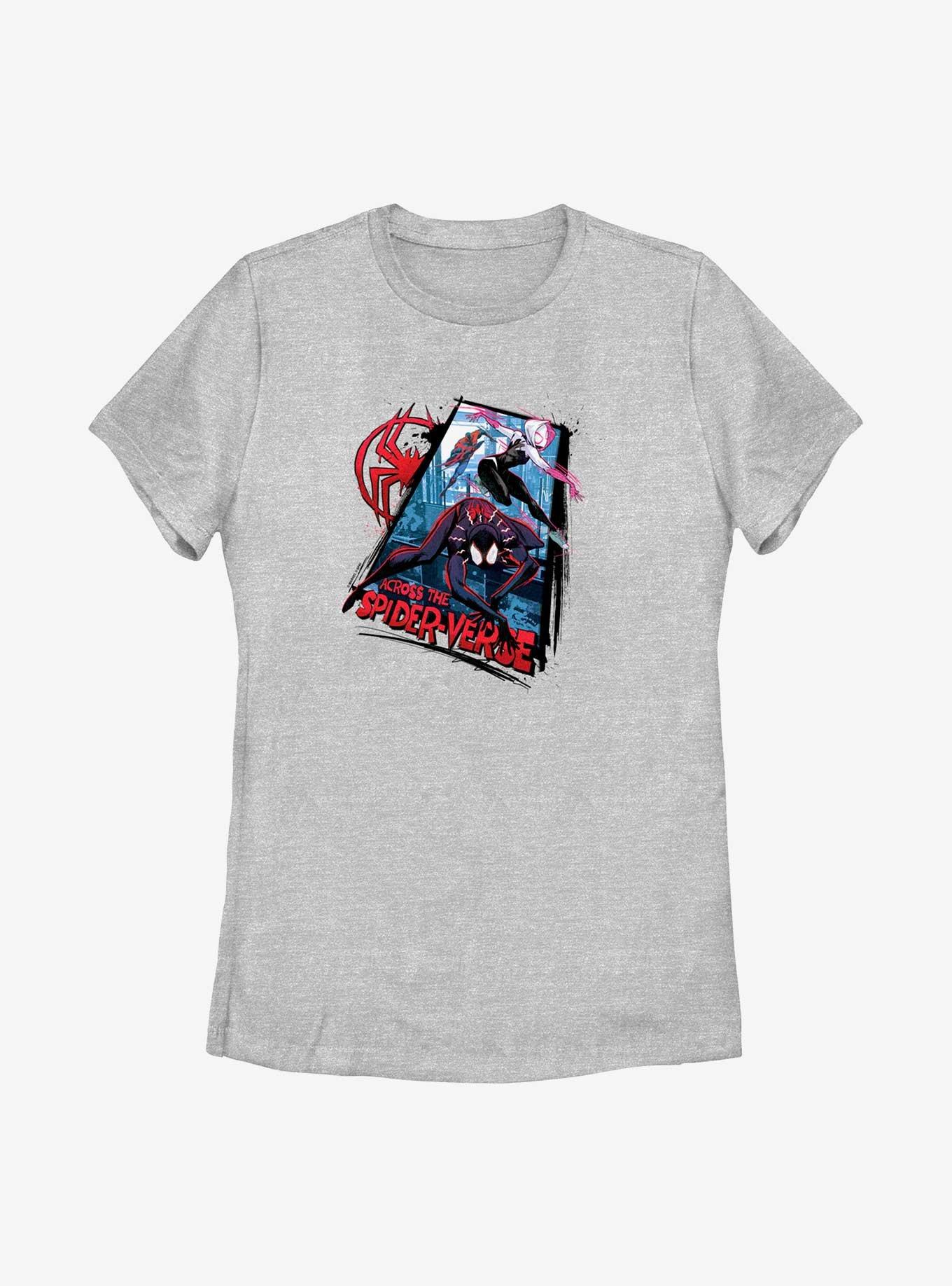 Marvel Spider-Man: Across the Spider-Verse Spider Trio Womens T-Shirt, , hi-res