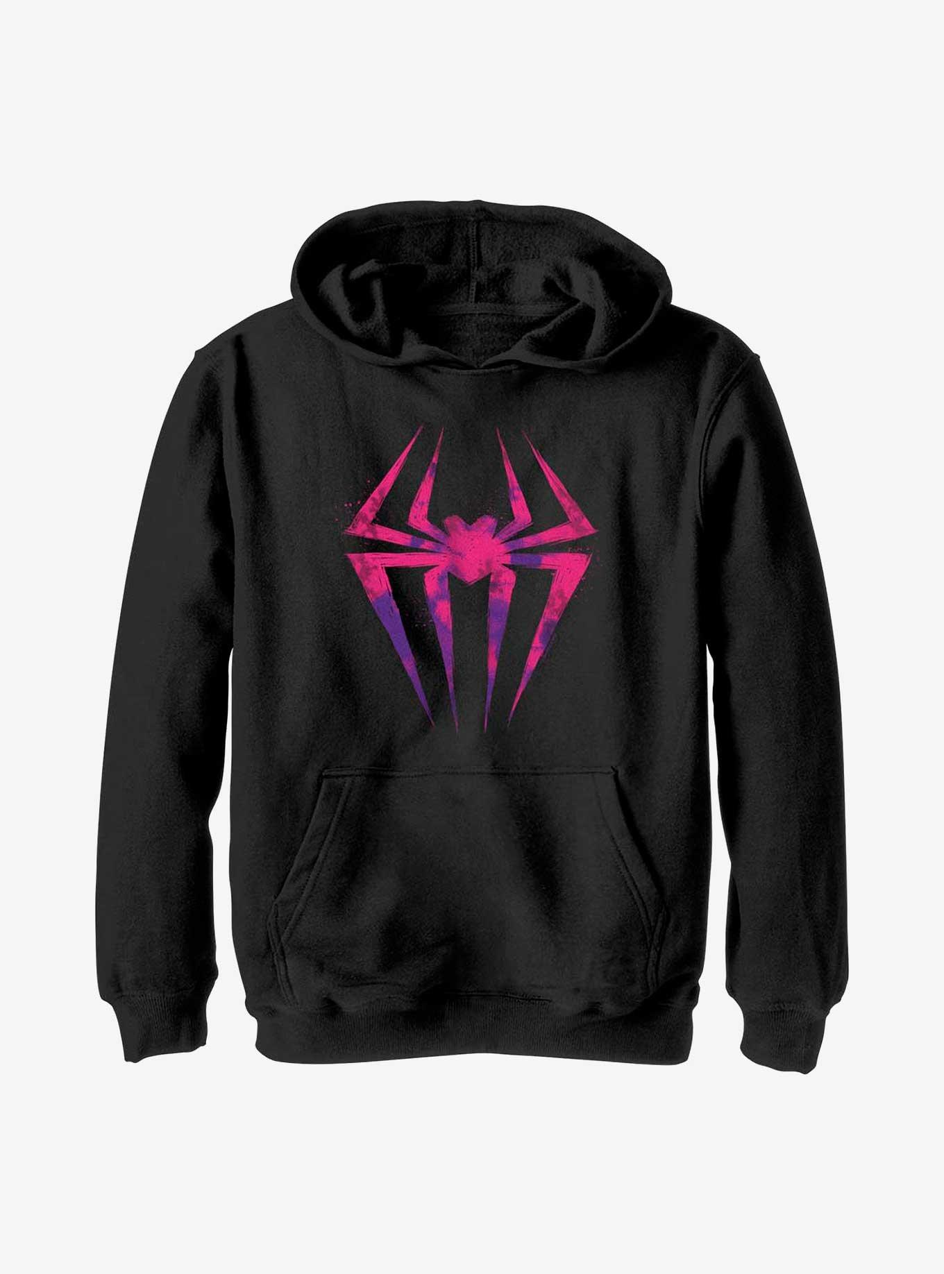 Marvel Spider-Man: Across the Spider-Verse Spider-Gwen Overlay Logo Youth Hoodie, , hi-res