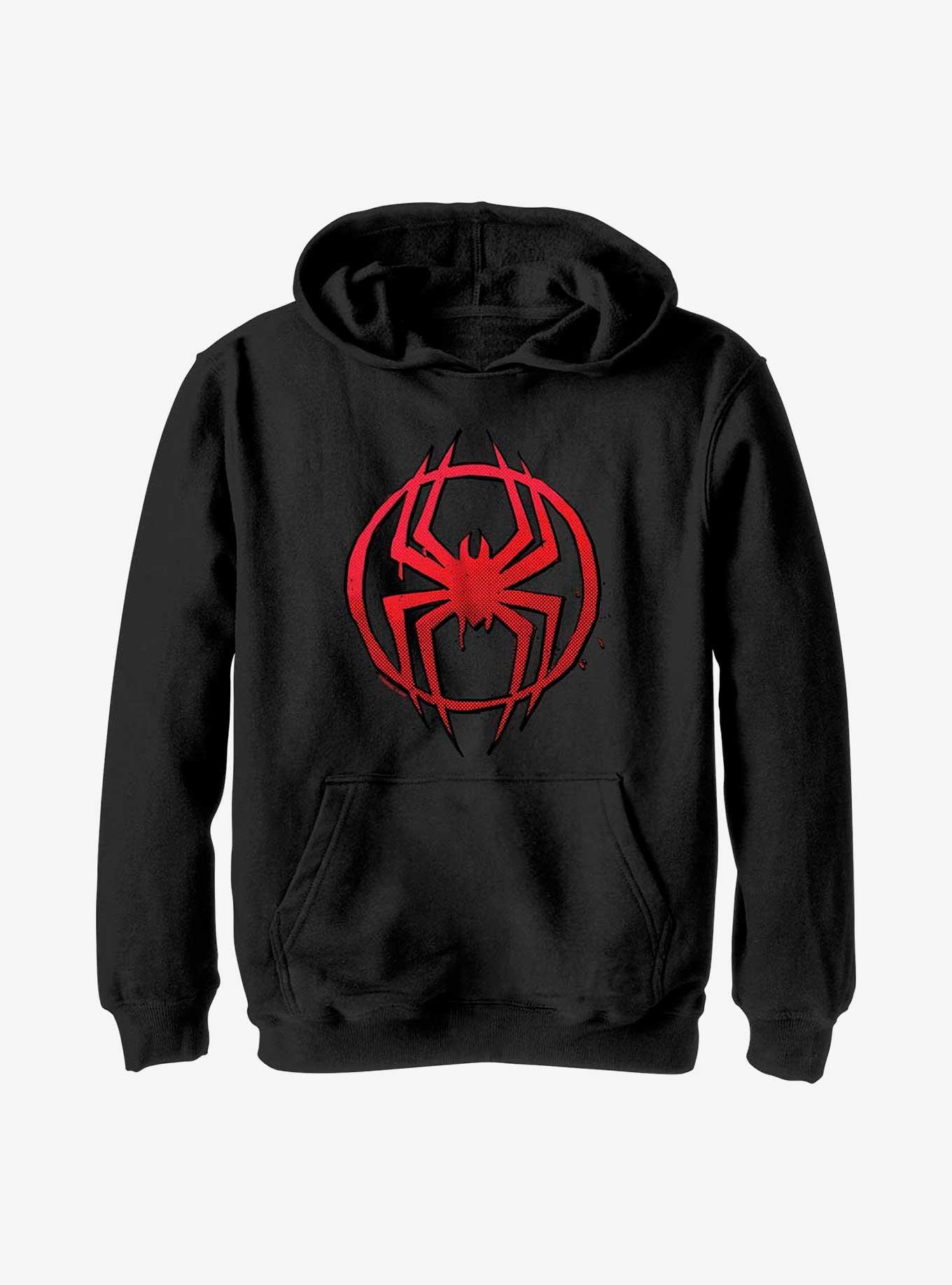 Marvel Spider-Man: Across the Spider-Verse Miles Morales Spider Icon Youth Hoodie, , hi-res