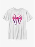 Marvel Spider-Man: Across the Spider-Verse Spider-Gwen Overlay Logo Youth T-Shirt, WHITE, hi-res