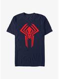 Marvel Spider-Man: Across the Spider-Verse Miguel O'Hara 2099 Logo T-Shirt, NAVY, hi-res