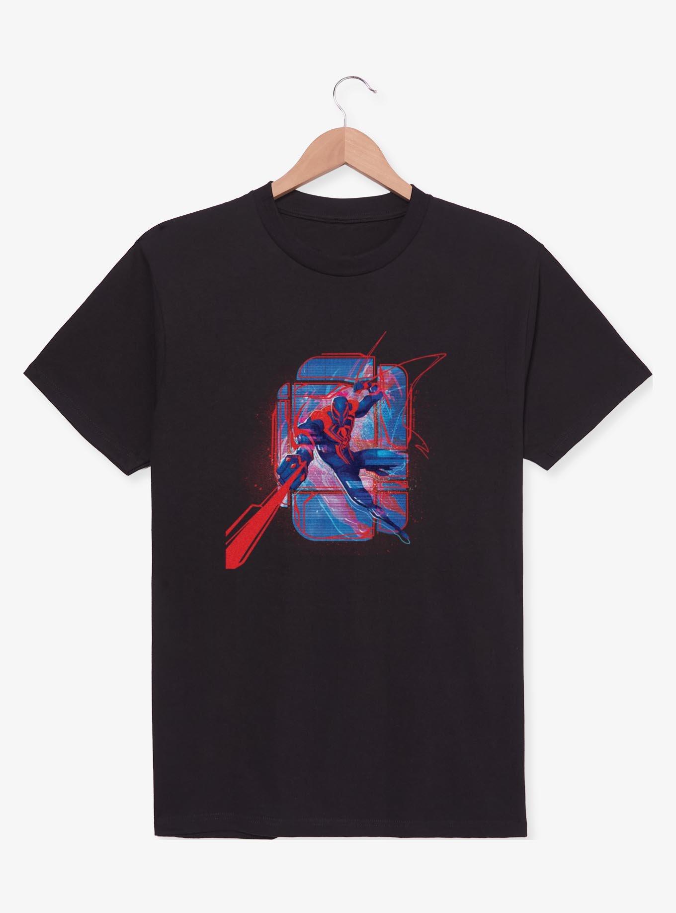 Marvel Spider-Man: Across the Spider-Verse Miguel O'Hara Shooting Webs T-Shirt