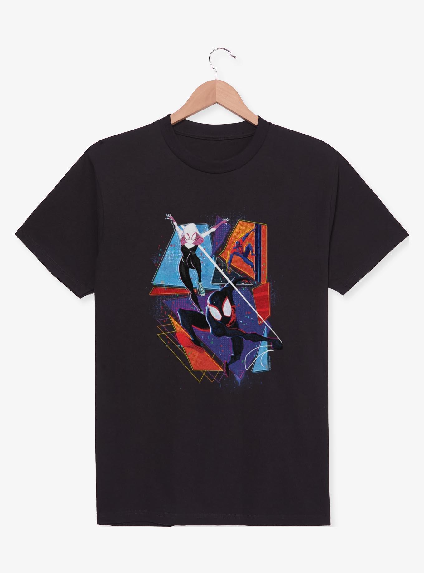 Marvel Spider-Man: Across the Spider-Verse Spider-Gwen Miguel O'Hara and Miles Morales Poster T-Shirt
