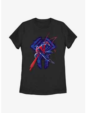 Marvel Spider-Man: Across the Spider-Verse Miguel O'Hara 2099 Poster Womens T-Shirt, , hi-res