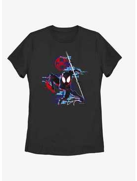 Marvel Spider-Man: Across the Spider-Verse Glitchy Miles Morales Womens T-Shirt, , hi-res