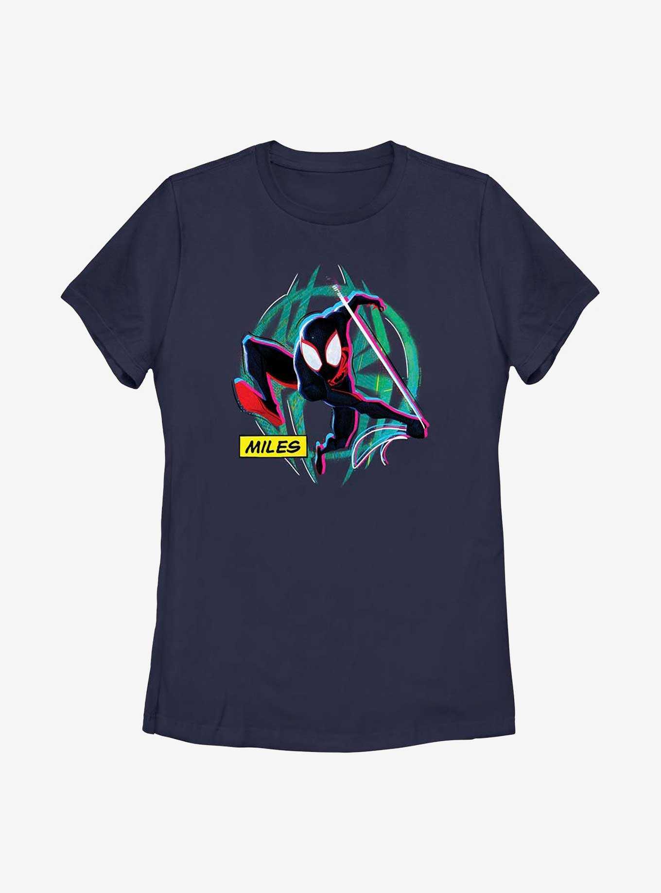 Marvel Spider-Man: Across the Spider-Verse Miles Morales Badge Womens T-Shirt, , hi-res