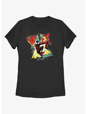Marvel Spider-Man: Across the Spider-Verse Miles Morales Poster Womens T-Shirt, , hi-res