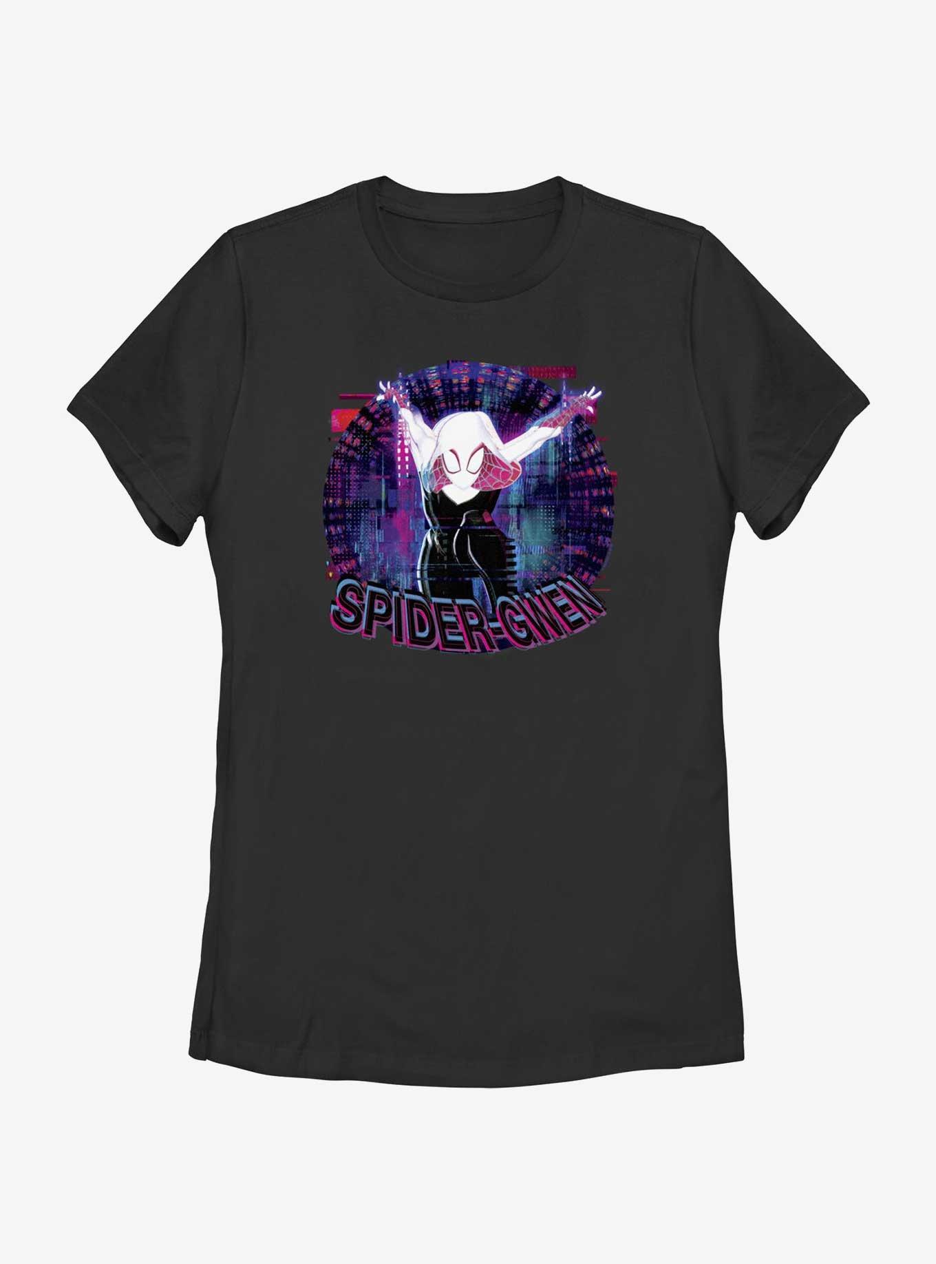 Marvel Spider-Man: Across the Spider-Verse Spider-Gwen Womens T-Shirt, BLACK, hi-res