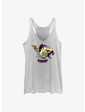 Marvel Spider-Man: Across the Spider-Verse Cityscape Spiders Womens Tank Top, , hi-res