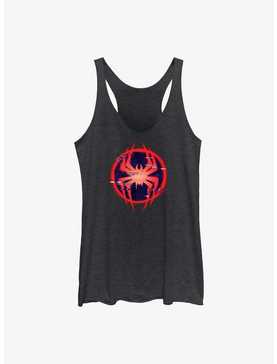 Marvel Spider-Man: Across the Spider-Verse Glitchy Miles Morales Symbol Womens Tank Top, , hi-res