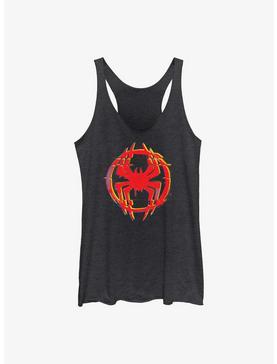 Marvel Spider-Man: Across the Spider-Verse Glitchy Miles Morales Logo Womens Tank Top, , hi-res