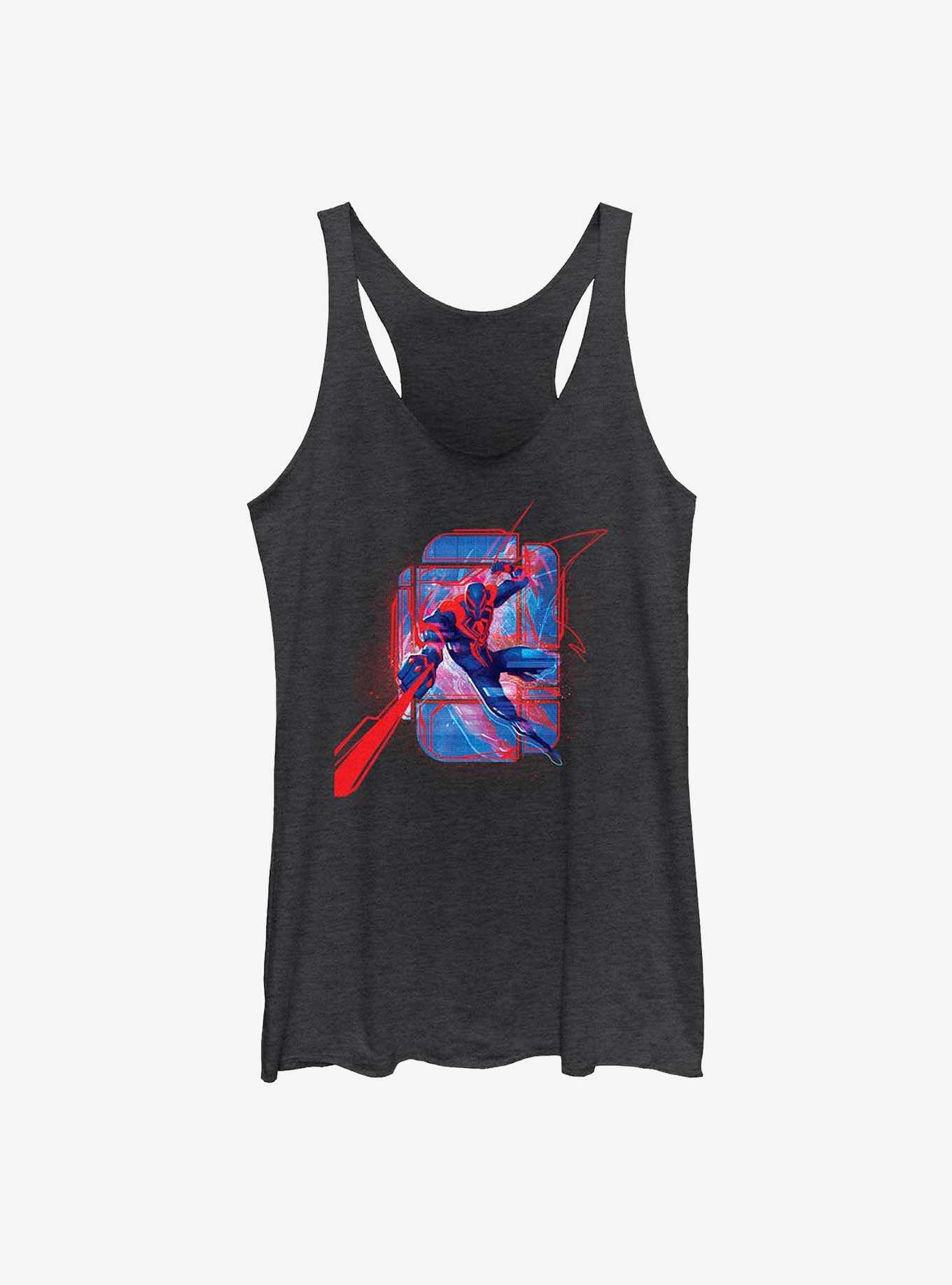 Marvel Spider-Man: Across the Spider-Verse Miguel O'Hara Shooting Webs Womens Tank Top, , hi-res