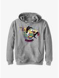 Marvel Spider-Man: Across the Spider-Verse Cityscape Spiders Youth Hoodie, ATH HTR, hi-res