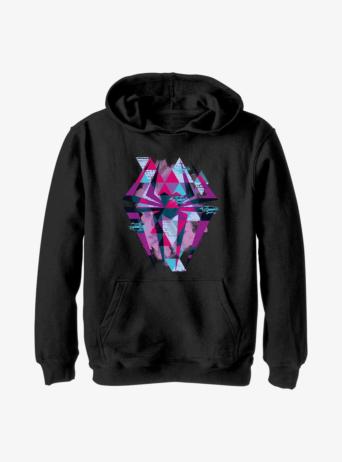 Marvel Spider-Man: Across the Spider-Verse Geometric Spider-Gwen Symbol Youth Hoodie, , hi-res