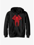 Marvel Spider-Man: Across the Spider-Verse Miguel O'Hara 2099 Logo Youth Hoodie, BLACK, hi-res