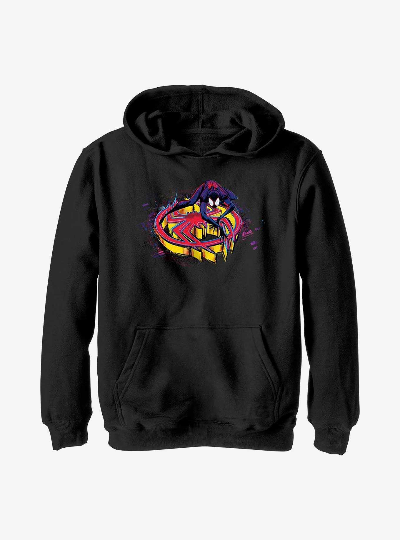 Marvel Spider-Man: Across the Spider-Verse Miles Morales Spider Crawl Youth Hoodie, , hi-res