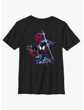 Marvel Spider-Man: Across the Spider-Verse Glitchy Miles Morales Youth T-Shirt, , hi-res