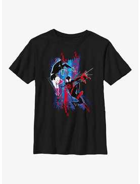 Marvel Spider-Man: Across the Spider-Verse Spider-Gwen and Miles Youth T-Shirt, , hi-res