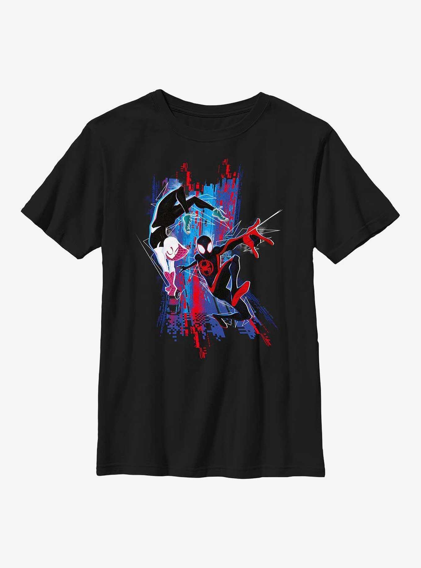 Marvel Spider-Man: Across the Spider-Verse Spider-Gwen and Miles Youth T-Shirt, , hi-res