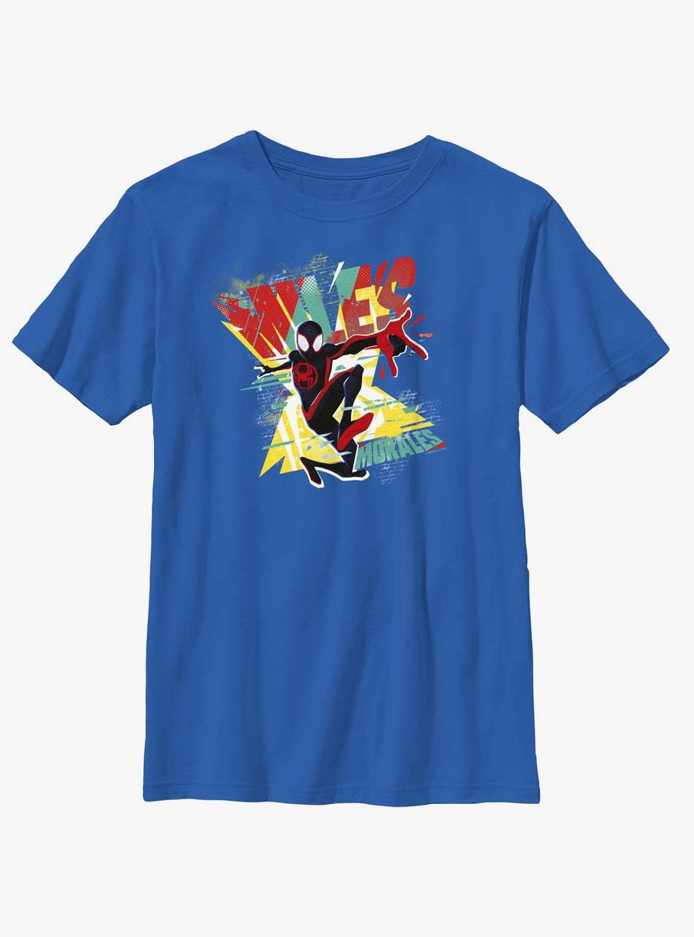 Marvel Spider-Man: Across the Spider-Verse Miles Morales Poster Youth T-Shirt